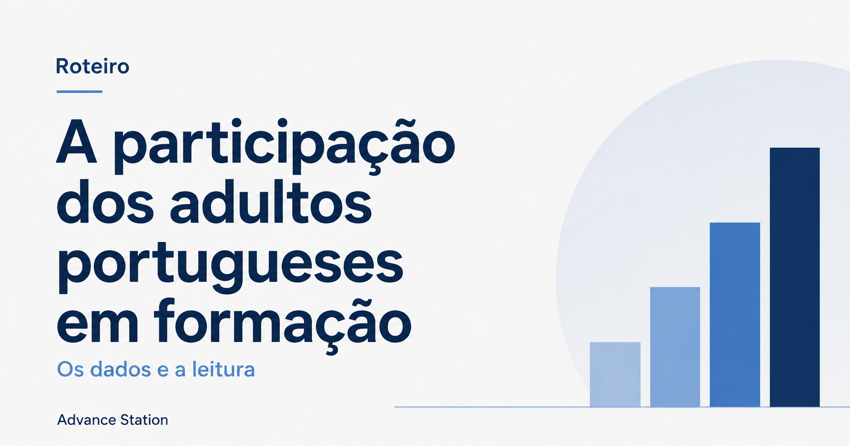 A participação dos adultos portugueses em formação